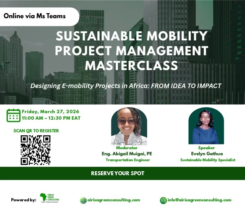 Sustainable Mobility Project Management Masterclass